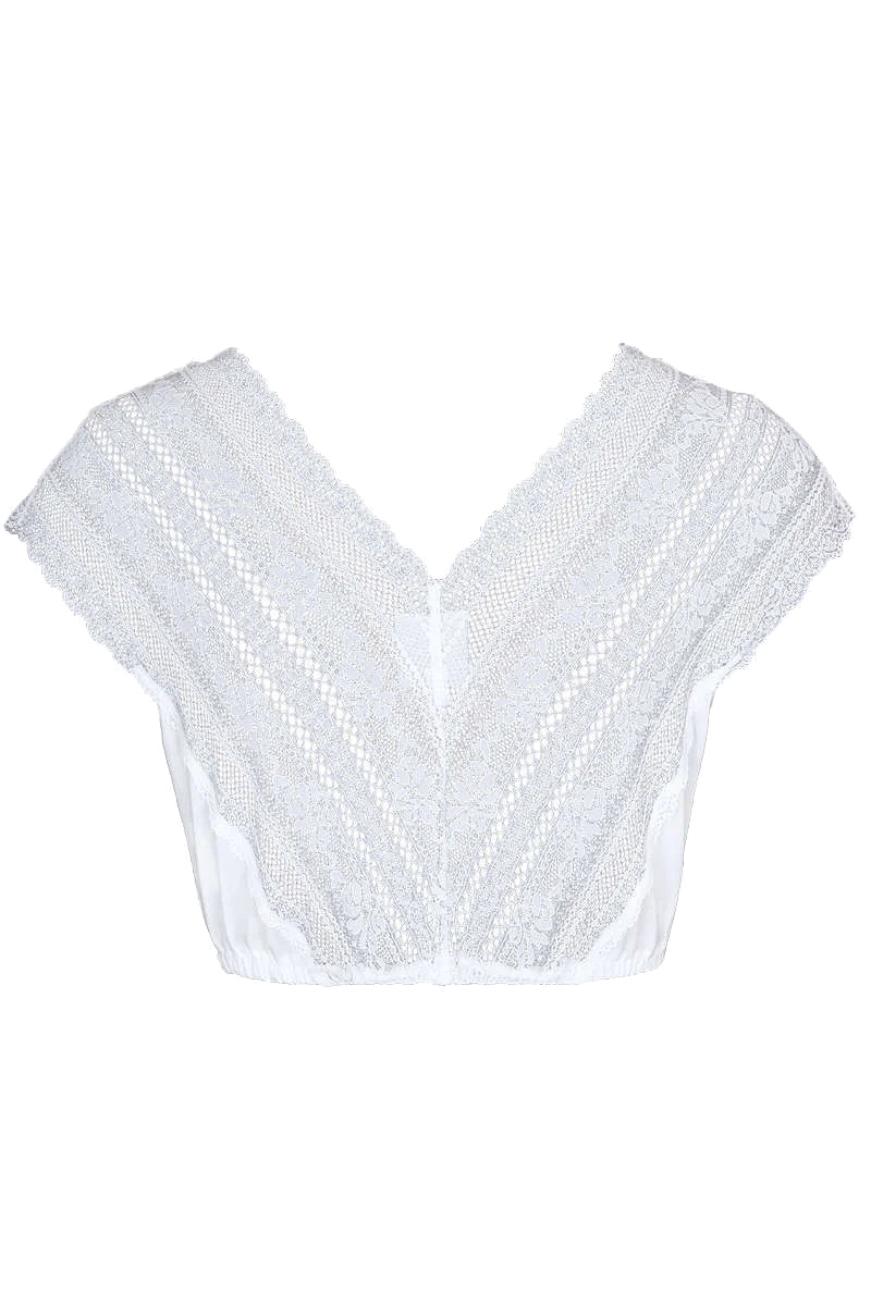 Dirndlbluse ohne Arm Spitze