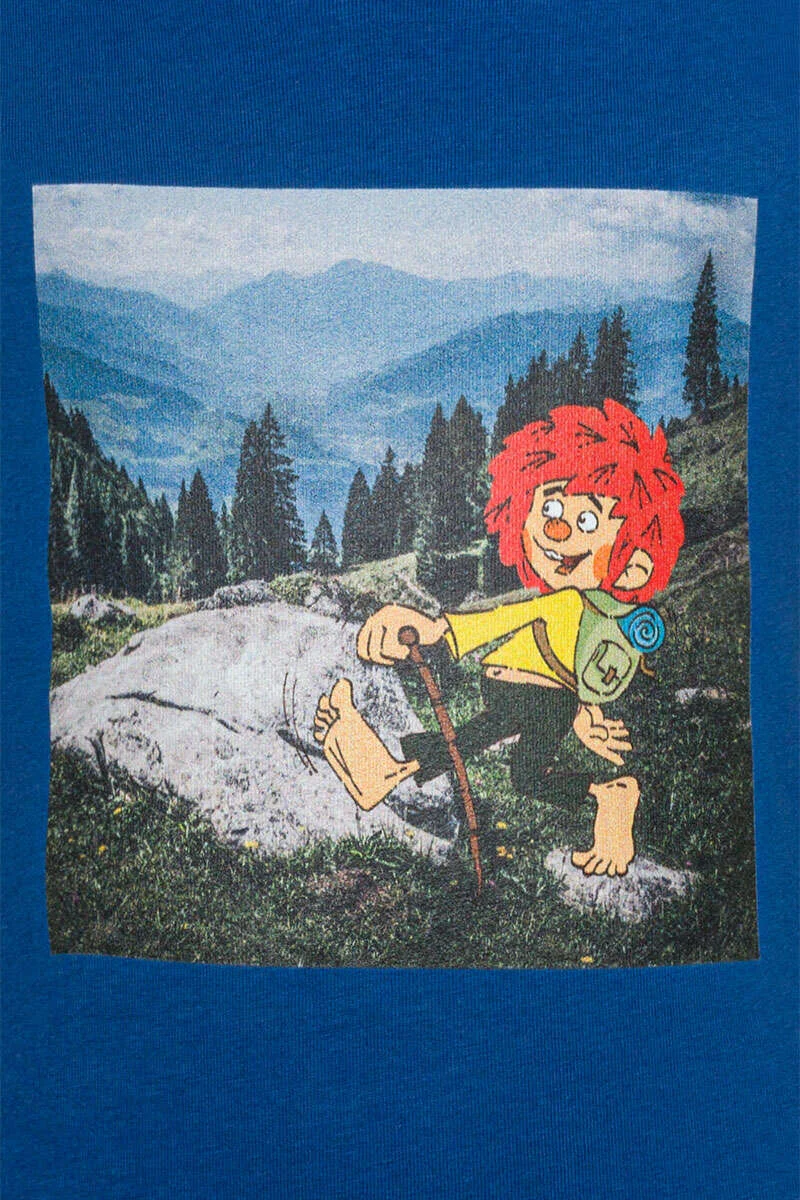 Kinder T-Shirt mit Pumuckl in den Bergen