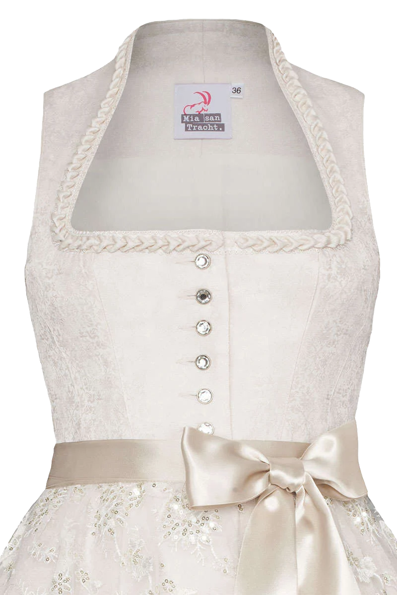 Brautdirndl cremeweiss