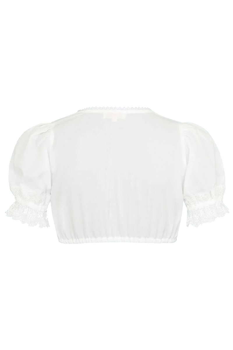 Dirndlbluse mit Spitze