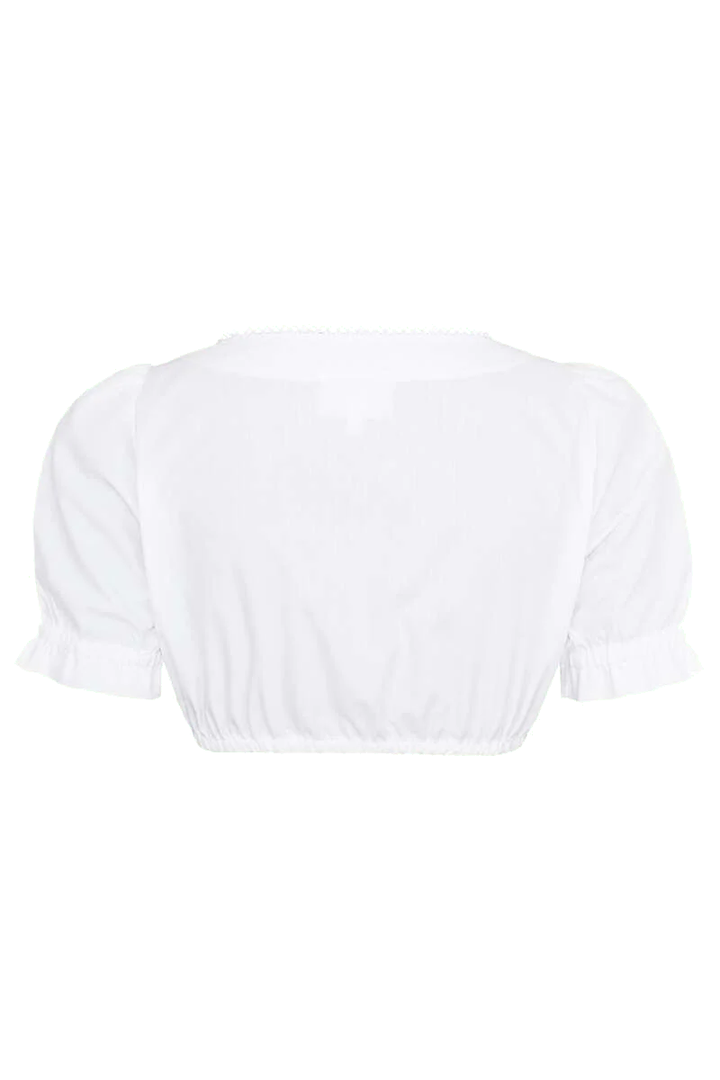 Dirndlbluse mit Raffung