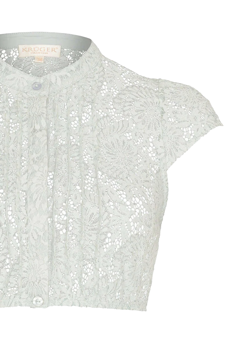 Dirndlbluse aus Spitze mit Flügelarm