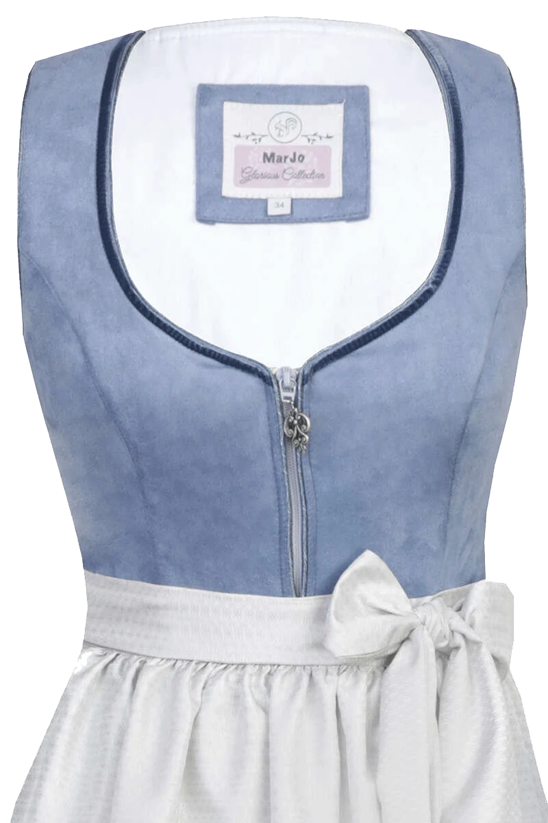 Dirndl Midi Veganes Wildleder