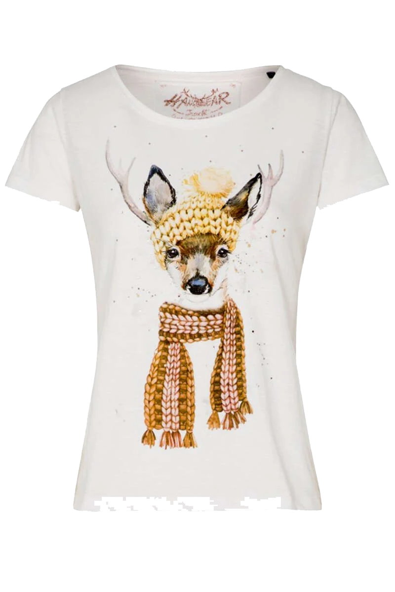 Damen Winter Trachten T-Shirt