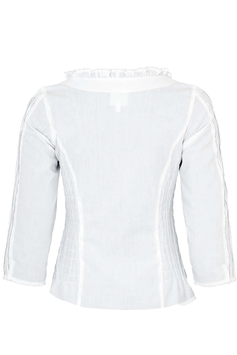Trachten Mieder-Bluse 3/4-Arm