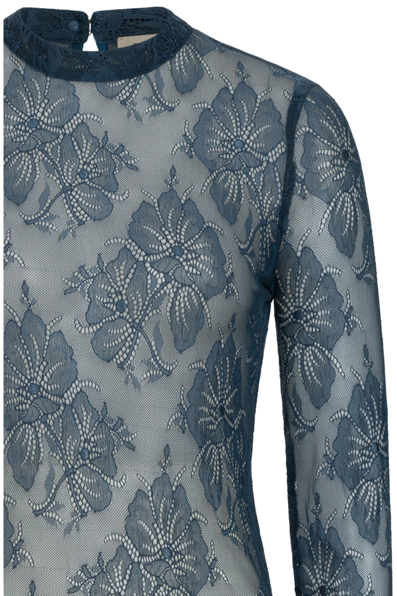Dirndl-Spitzenbluse langarm