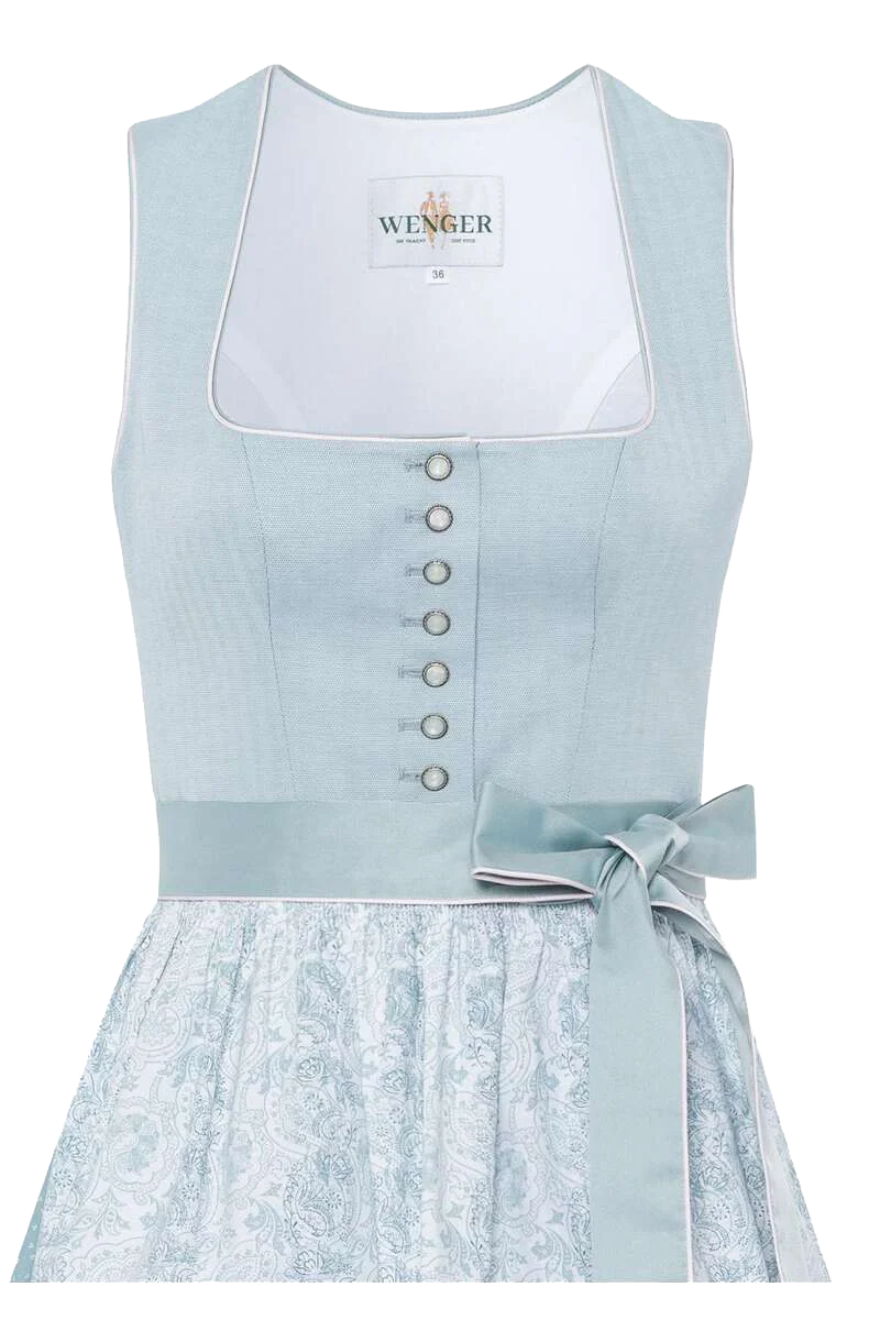 Dirndl lang mit Paisleymuster