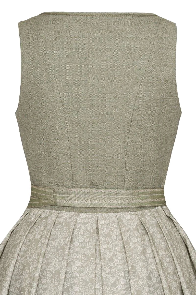 Dirndl lang mit hochgeschlossenem Ausschnitt
