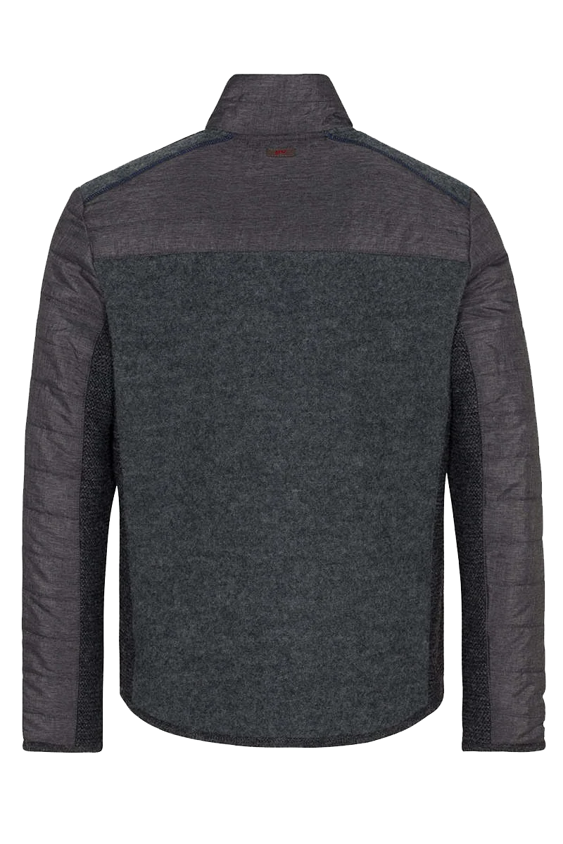 Trachten Steppjacke mit Walk und Strick