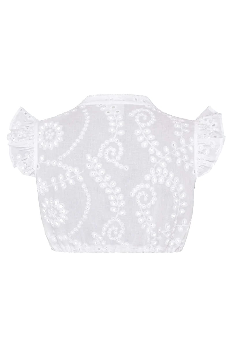Dirndlbluse mit Flügelärmeln