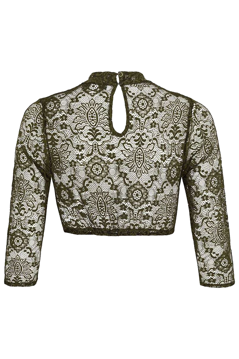 Dirndlbluse mit 3/4-Ärmeln