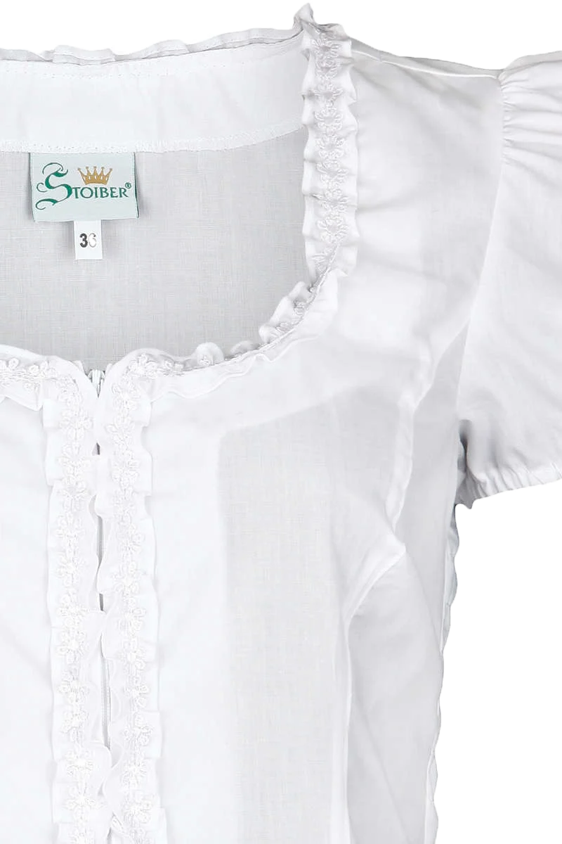 Trachten Mieder Bluse mit Puffärmel