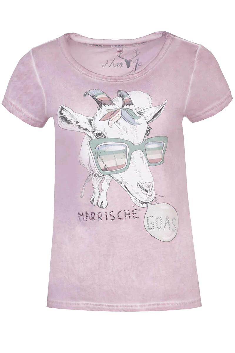 Damen Trachtenshirt "Narrische Goas"