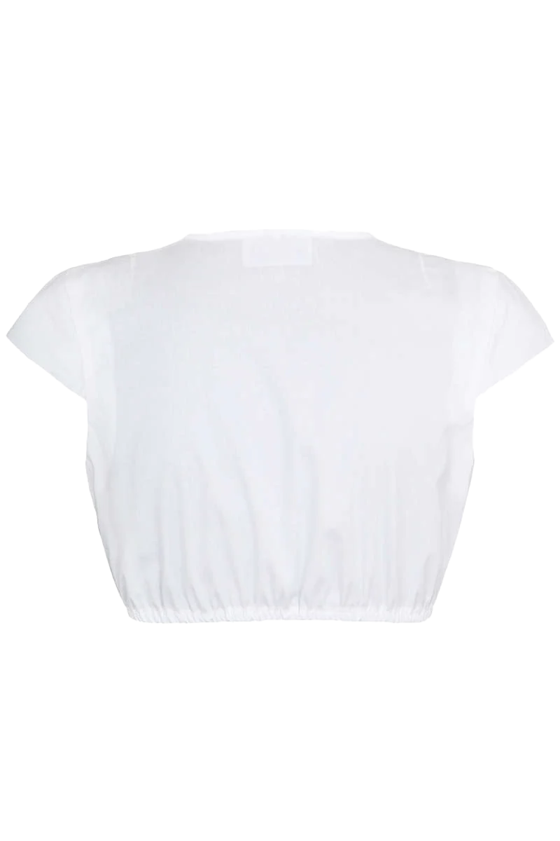 Dirndl Bluse hochgeschlossen
