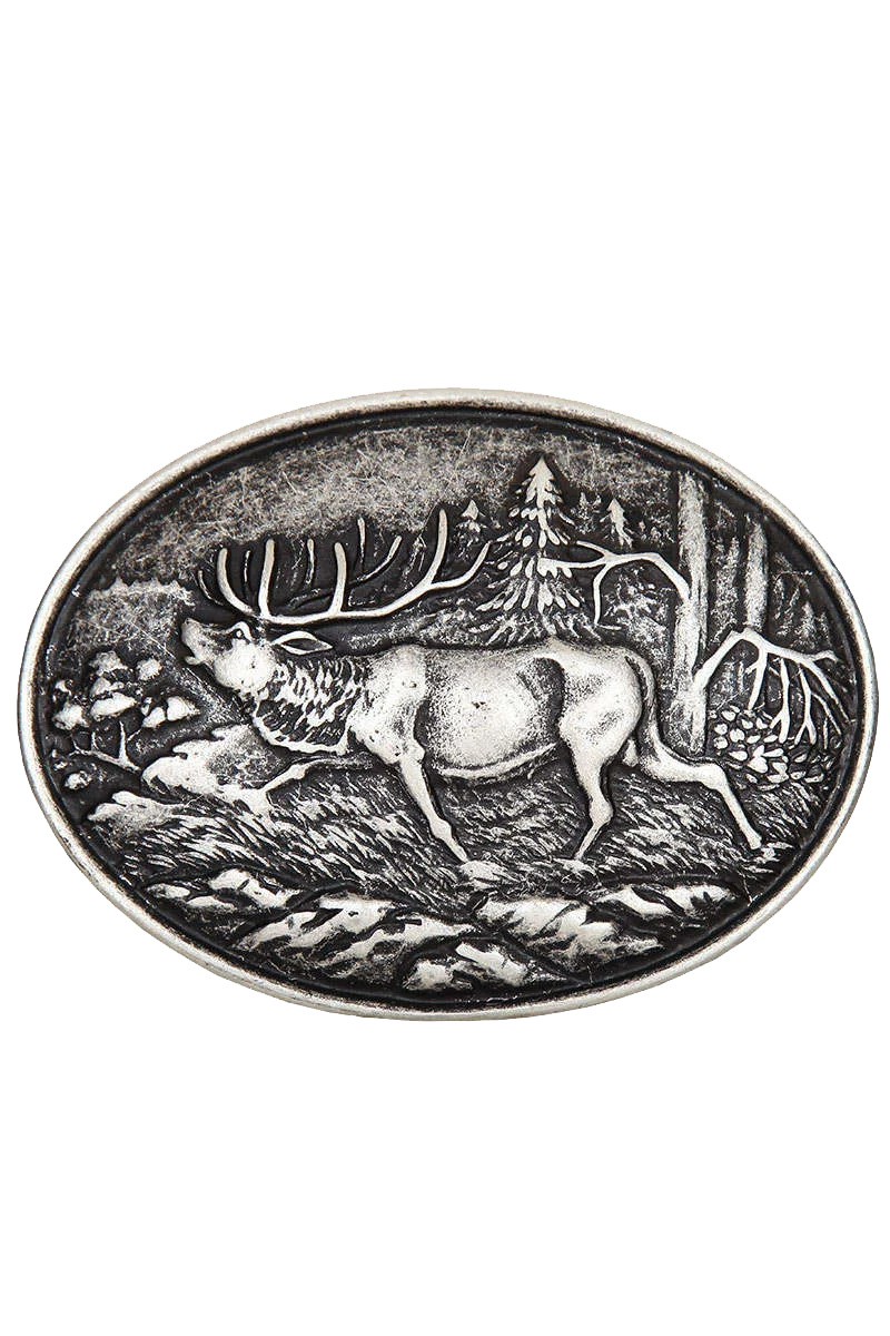 Gürtelschließe mit Hirsch
