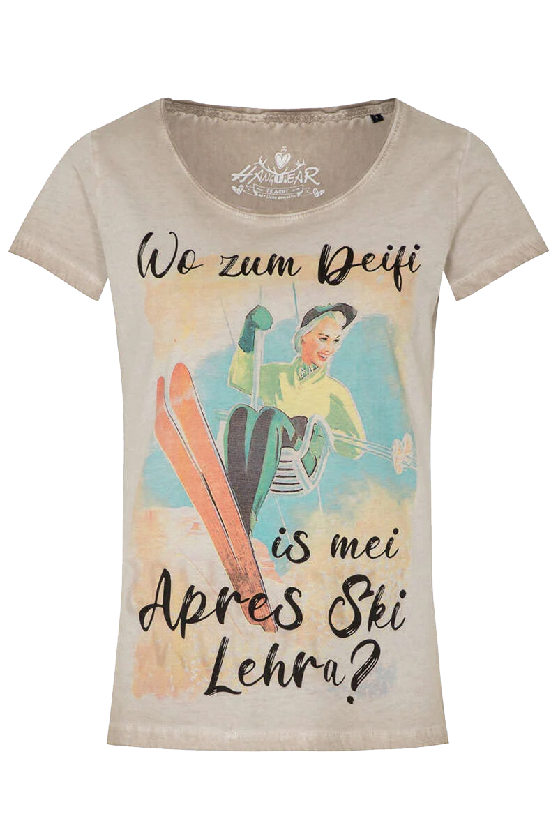 Damen T-Shirt 'Apres Ski'