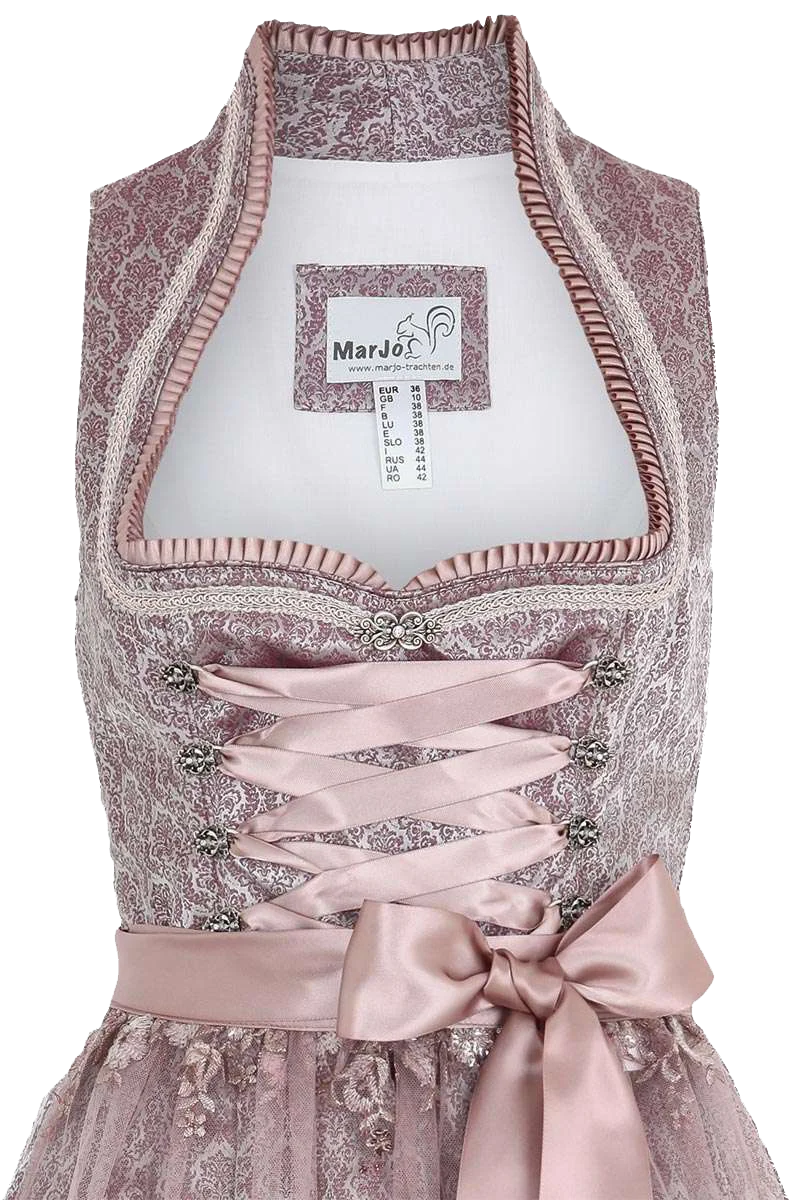 Mididirndl Paillettenschürze