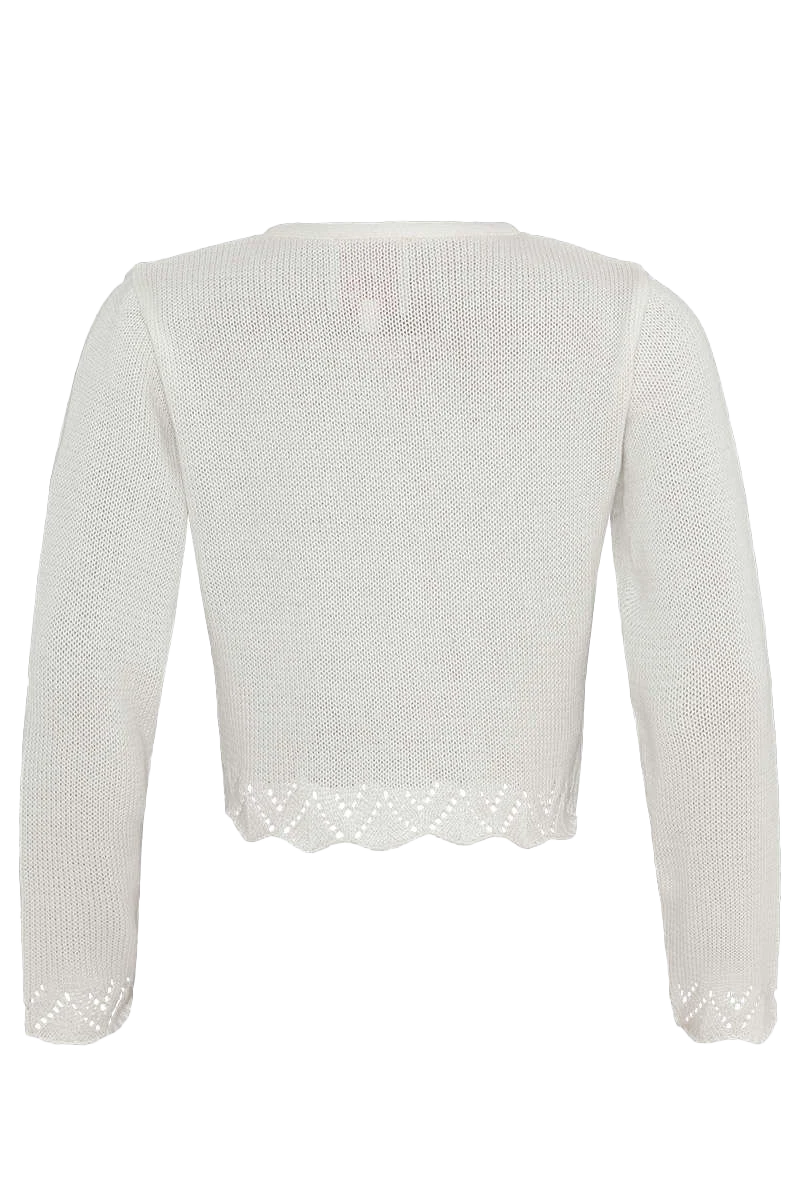 Mädchen Trachten-Strickjacke Dirndljacke
