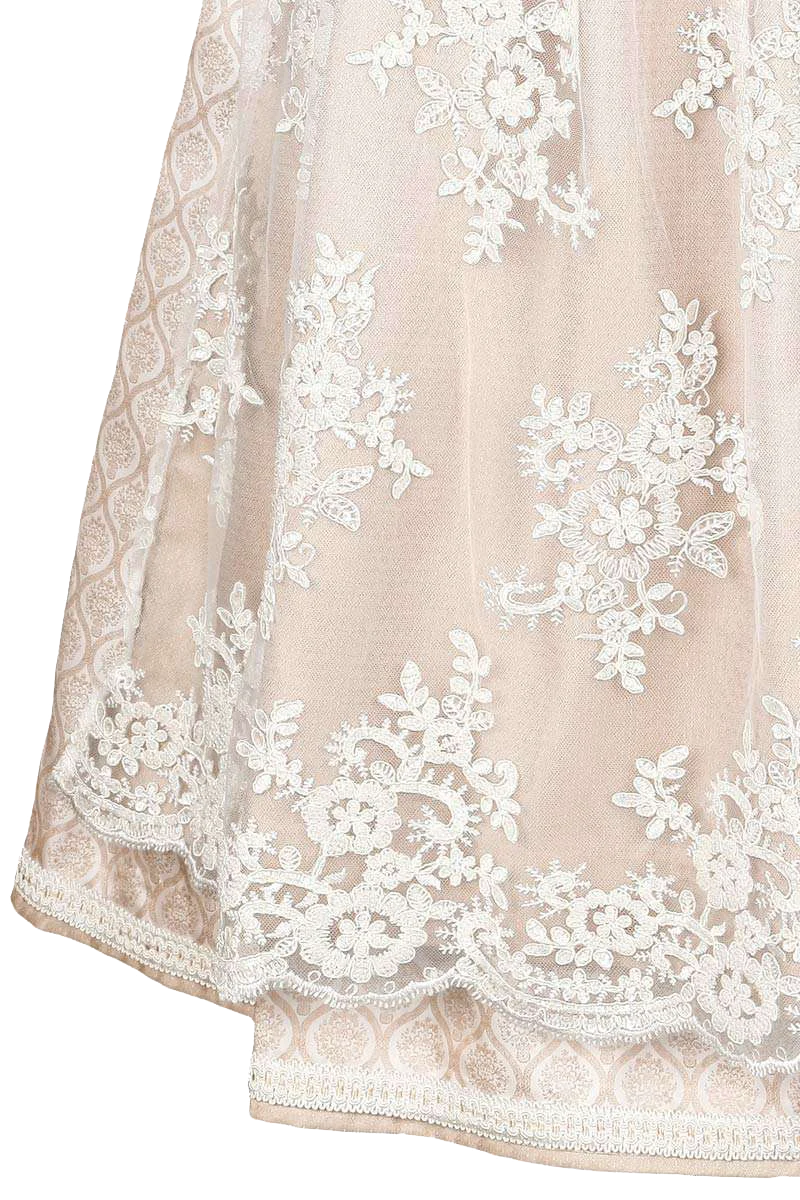 Dirndl Midi mit Doppelschürze