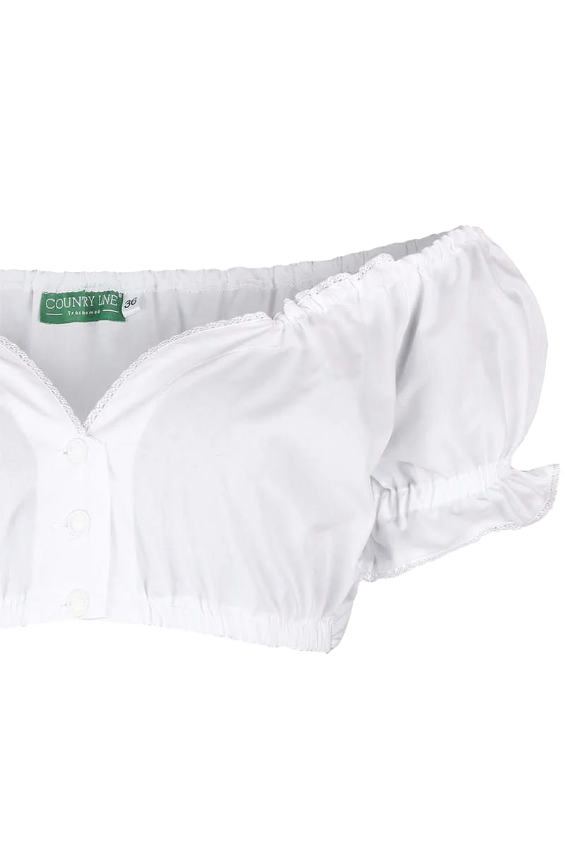 Dirndlbluse Carmen-Ausschnitt