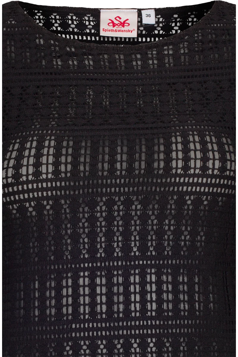 Damen Spitzenshirt 7/8-lange Ärmel
