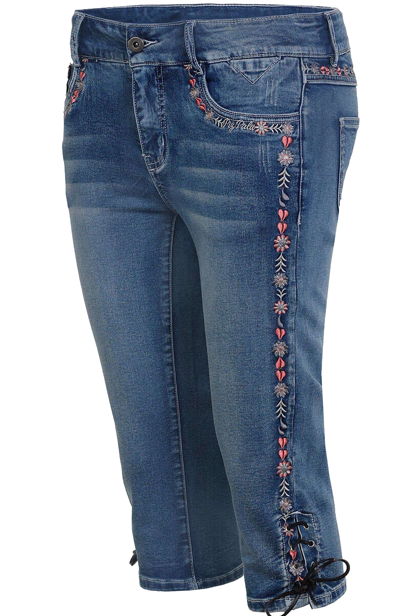 Damen Stretch-3/4-Jeans