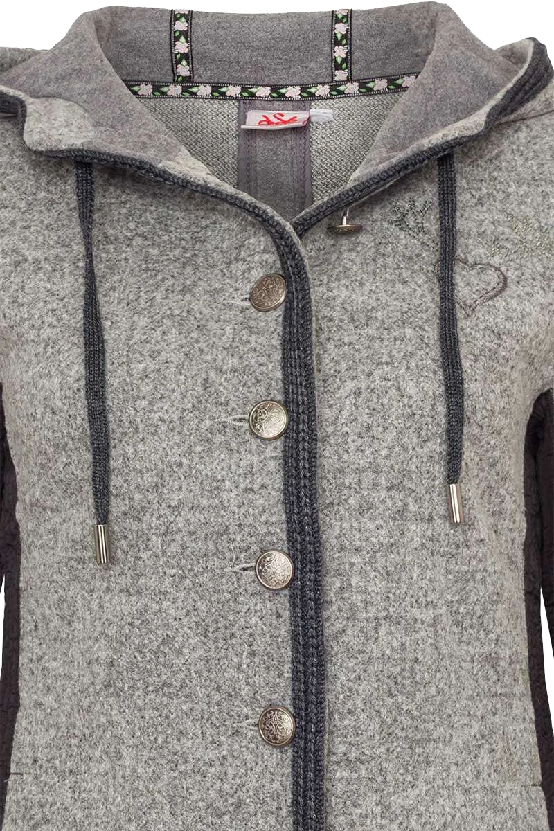 Damen Steppjacke mit Kapuze
