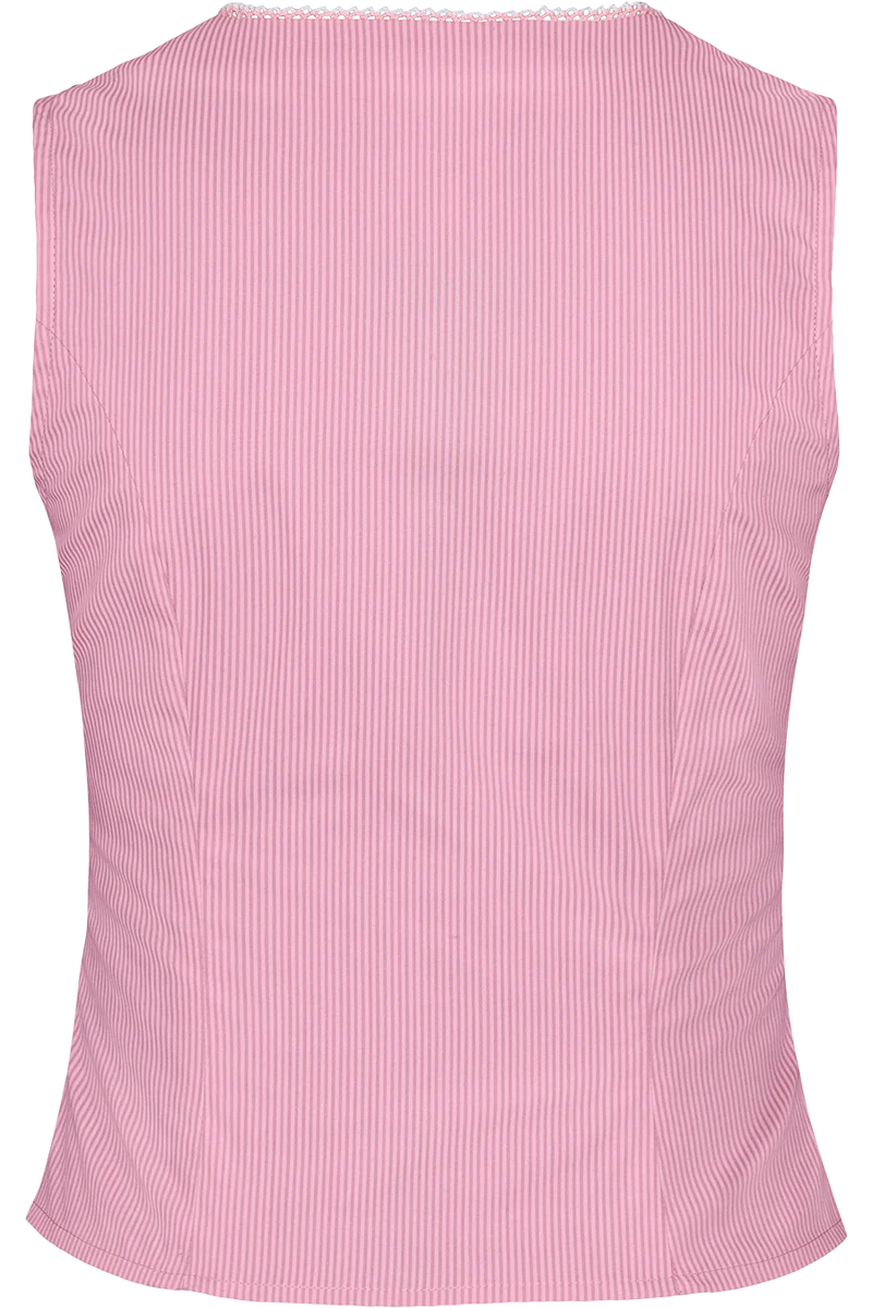 Damen Miederbluse gestreift ohne Ärmel