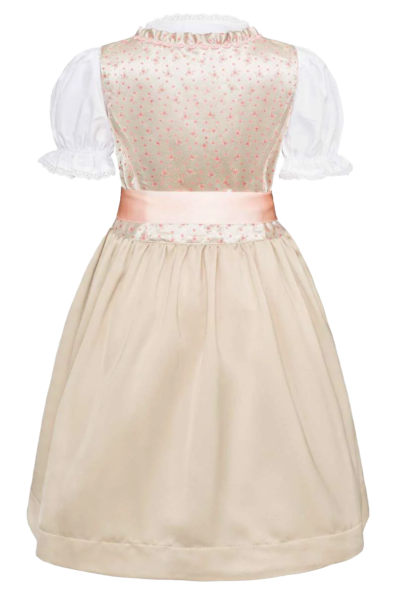 Baby Mädchen Dirndl geblümt mit Bluse