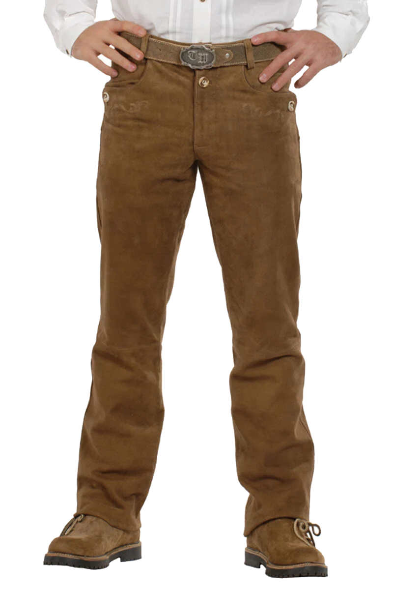 Herren Lederhose Lang