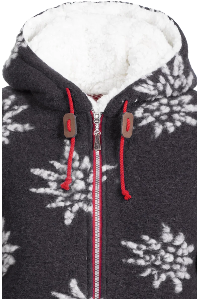 Damen Alpine Outdoorjacke mit Kapuze