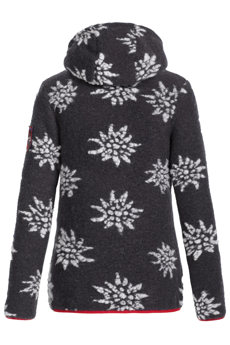 Damen Alpine Outdoorjacke mit Kapuze