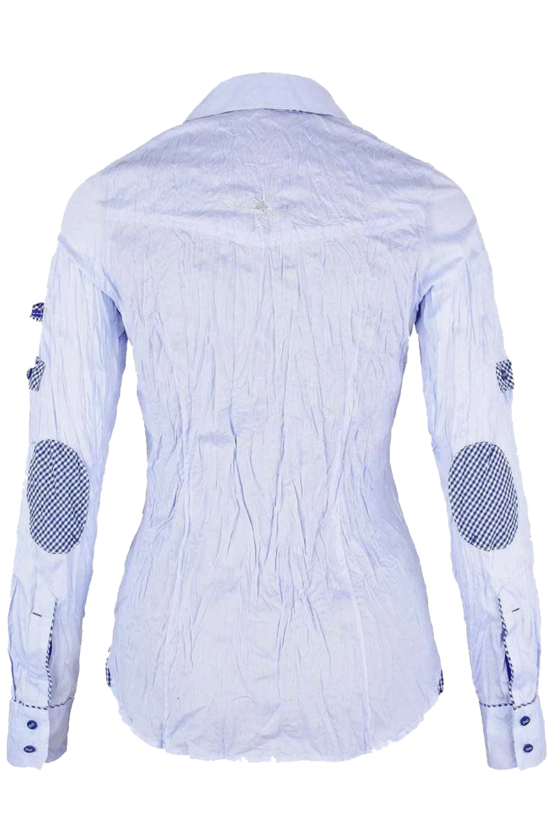 Bluse Crash-Optik