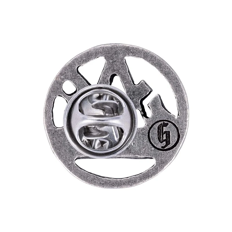 Gaudiknopf Anstecker Zunftszeichen Schreiner Pin Altsilber