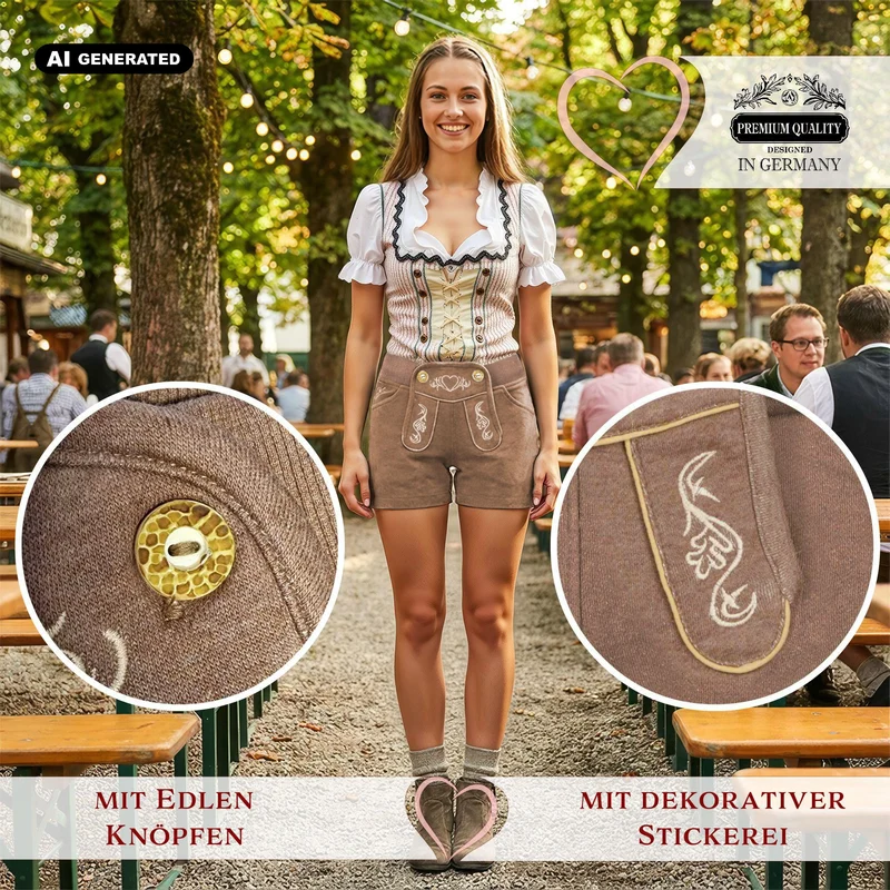 Steigenhöfer Trachten Joggingshorts HELENE