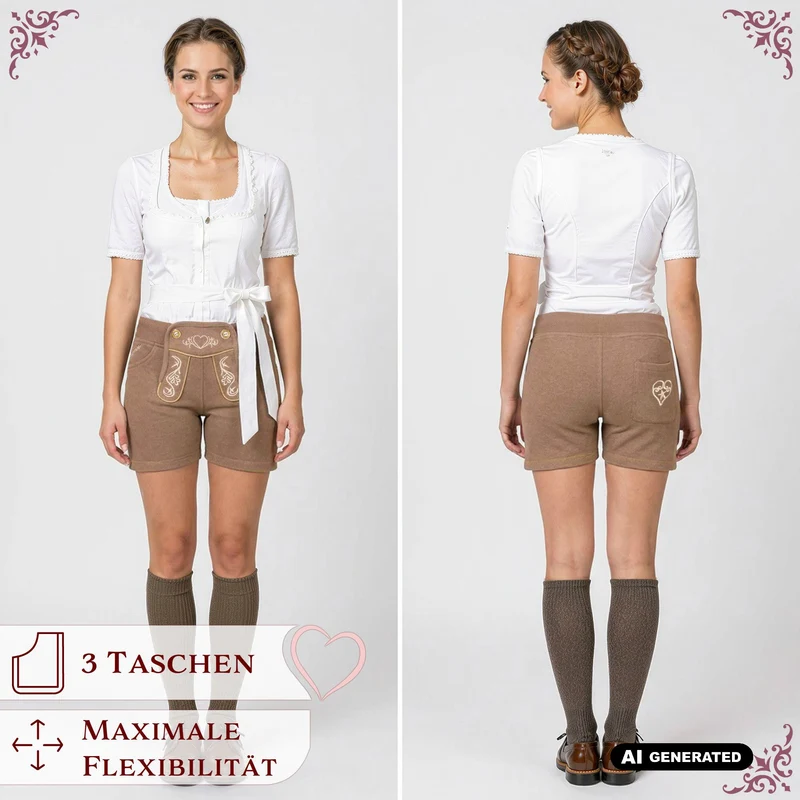 Steigenhöfer Trachten Joggingshorts HELENE