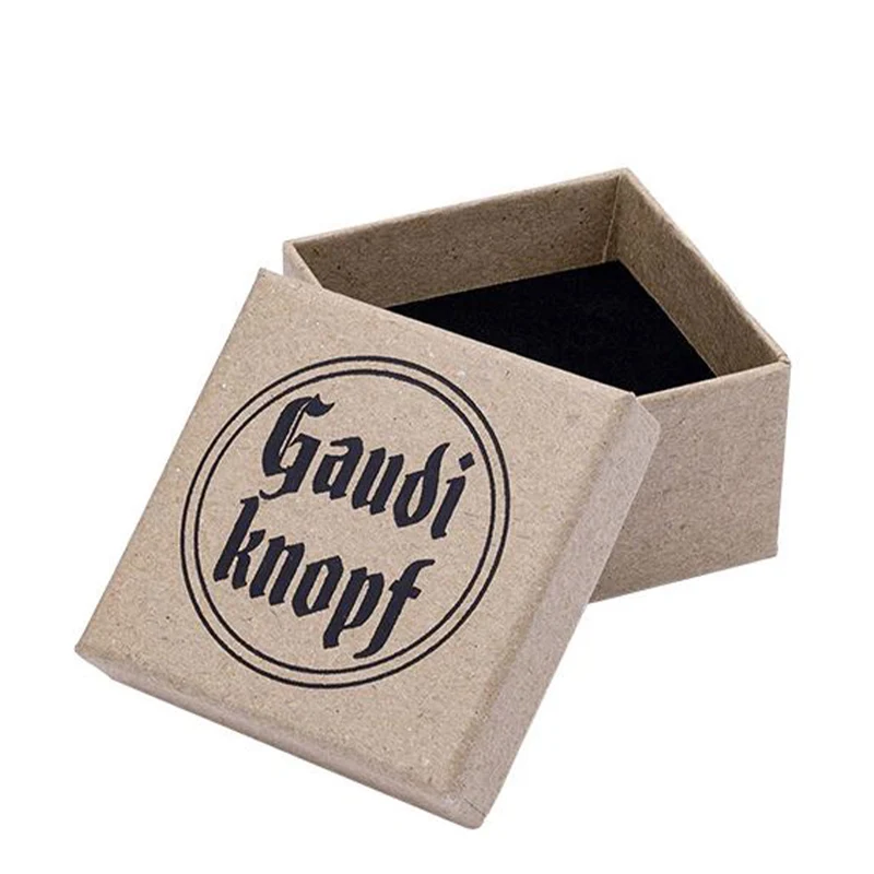 Gaudiknopf Anstecker Bierkrug Pin Altmessing