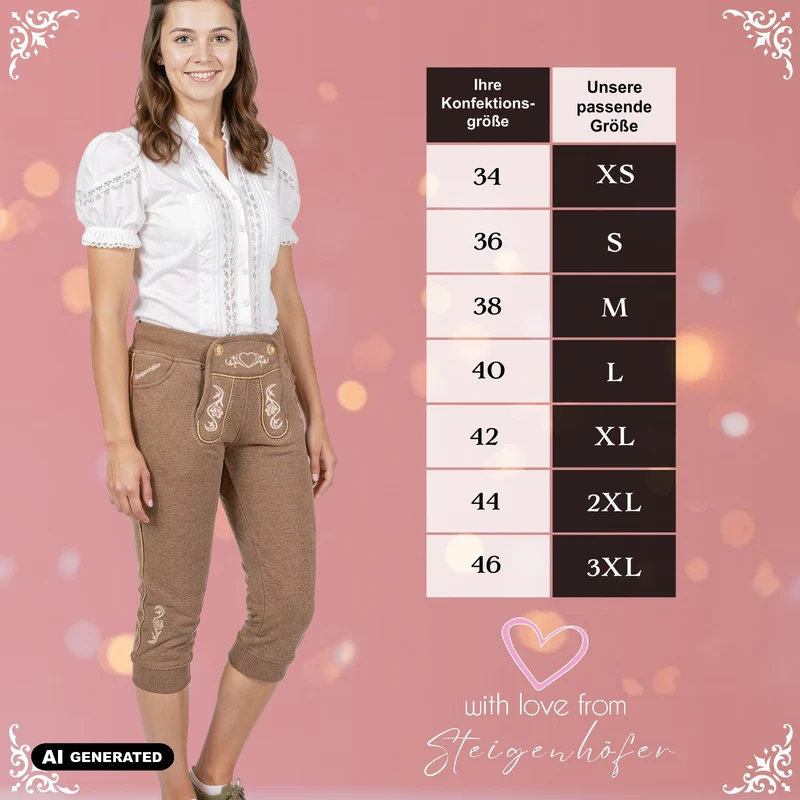 Steigenhöfer Trachten Joggingshorts HANNAH