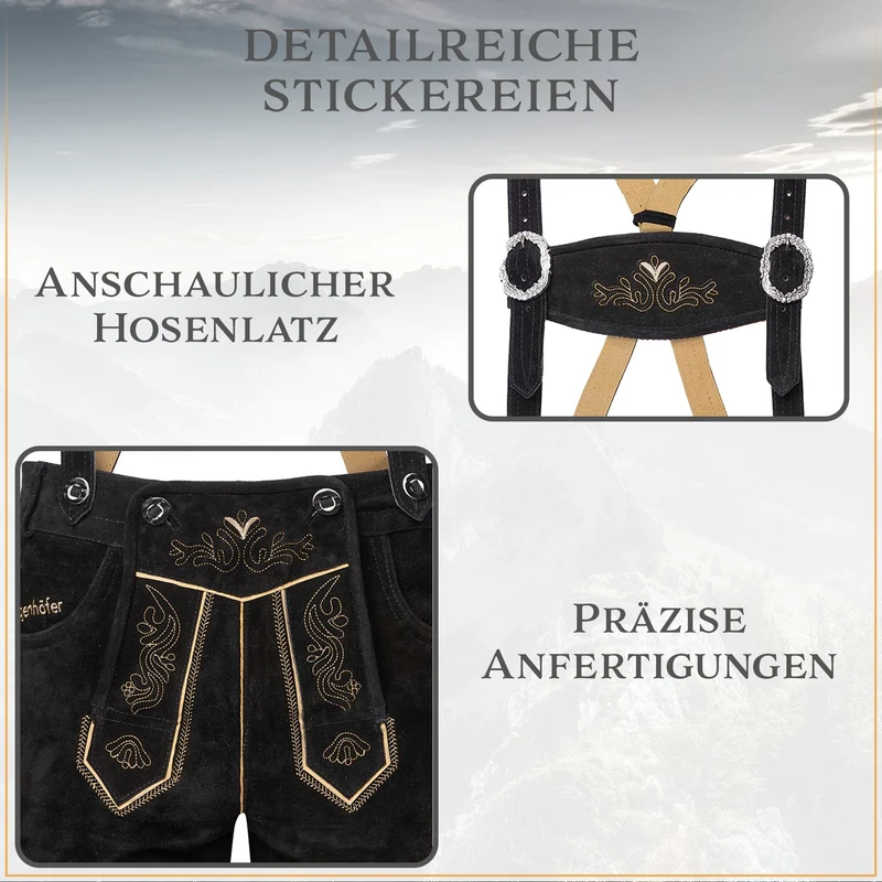 Steigenhöfer Lederhose Kniebund REINHOLD