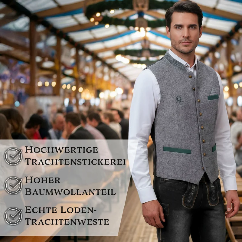 Steigenhöfer Trachtenweste GUSTAV