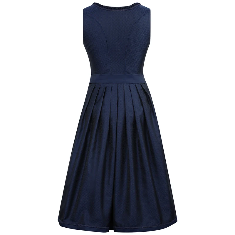 MarJo Dirndl Eschau Tinte 65cm mit Borte