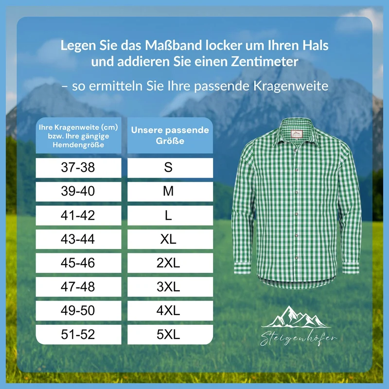 Steigenhöfer Kariertes Hemd BASTI