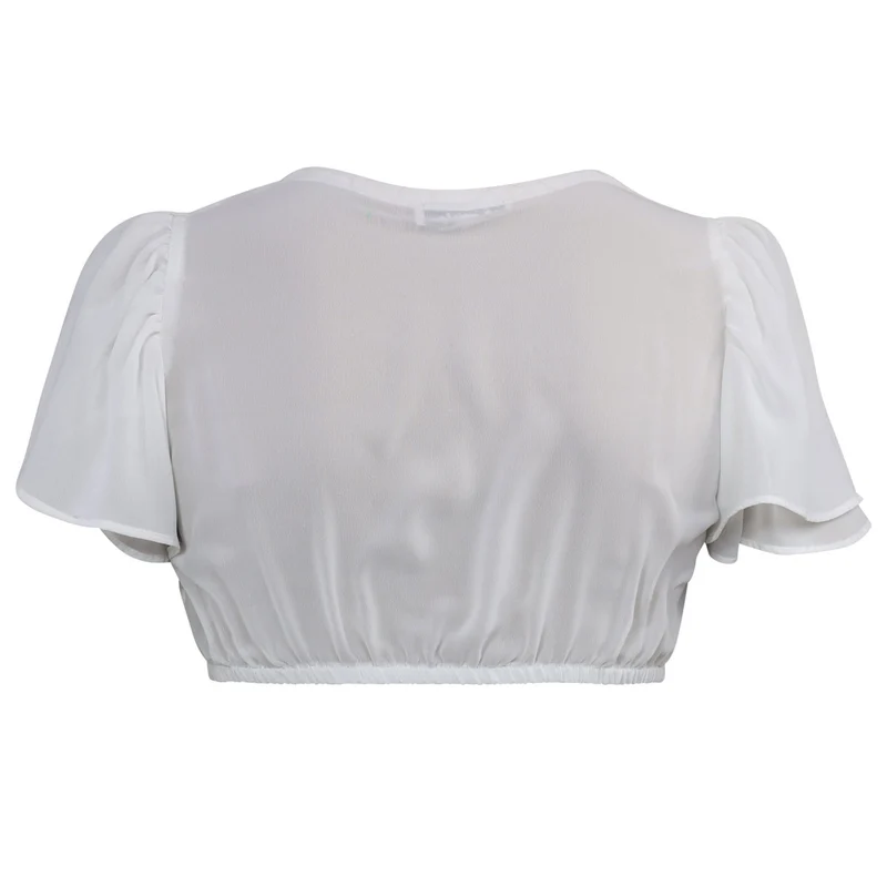 MarJo Dirndlbluse Emmersdorf Off White Flügelarm