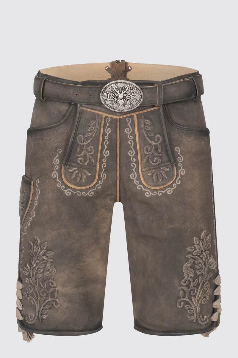 Herren Lederhose - PEPE % - Trachtenhose - Krüger Buam - 961065-000-0007