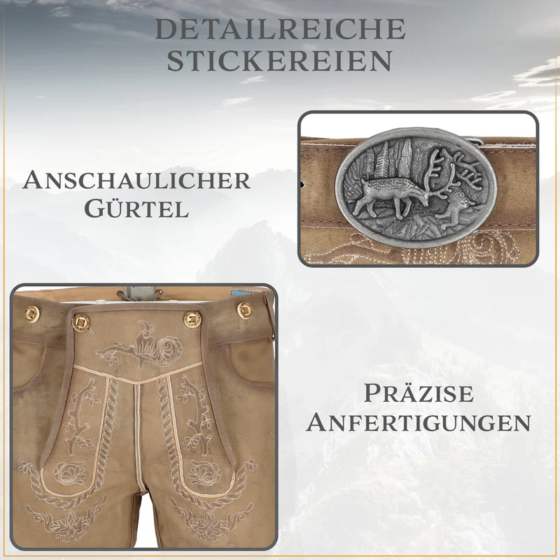 Steigenhöfer Vintage Lederhose FRANZ
