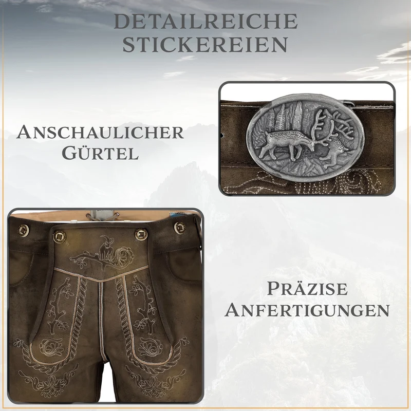 Steigenhöfer Vintage Lederhose FRANZ