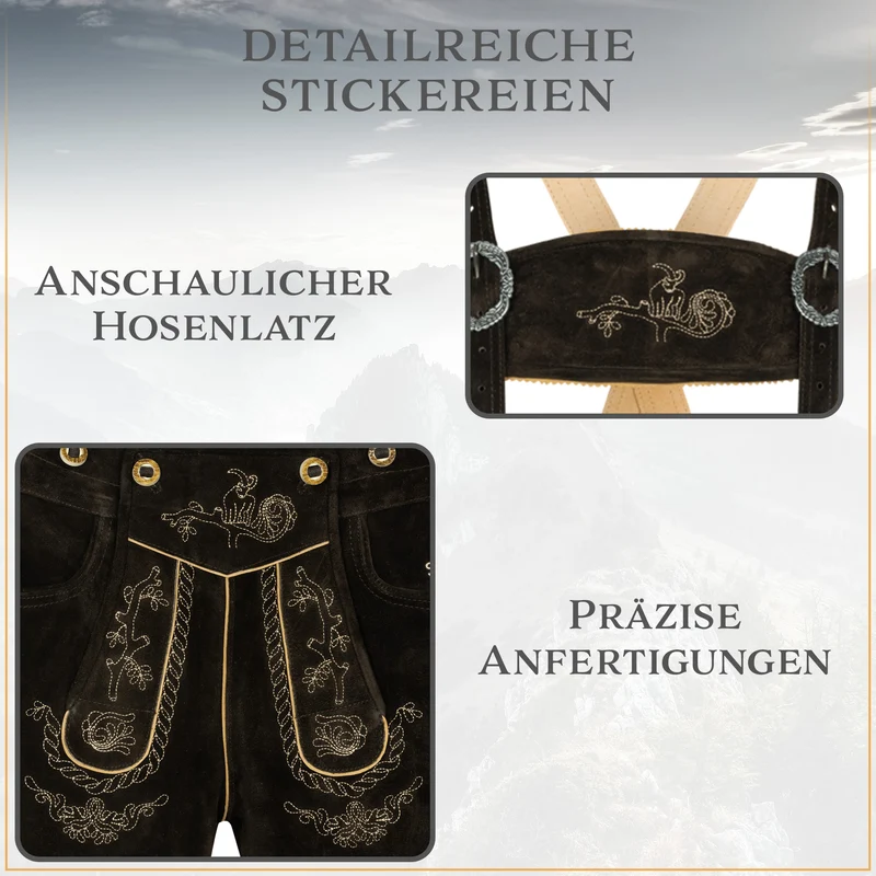 Steigenhöfer Lederhose Kniebund ALEXANDER