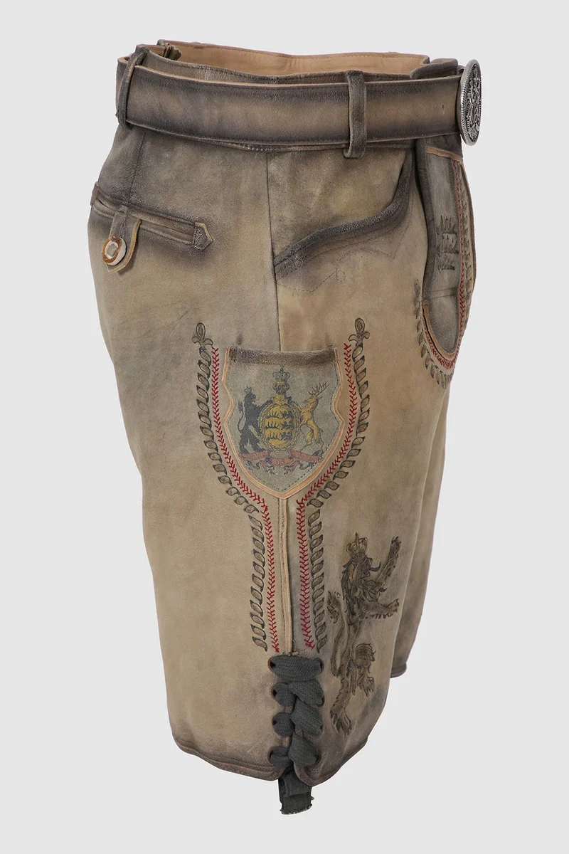 Herren Lederhose % - FURCHTLOS UND TREU 3 - Trachtenhose - Krüger Buam - 906971-000-0071
