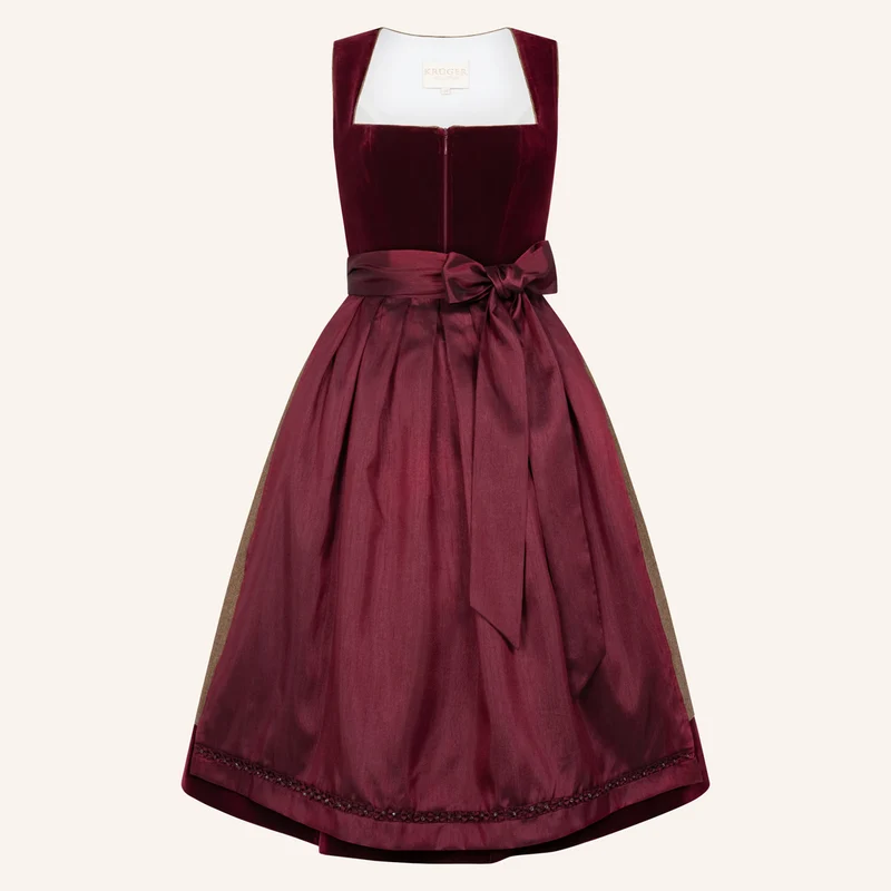 Krüger Dirndl Velvet Glen Samt 70cm Victoria Swarovski Kollektion 2026