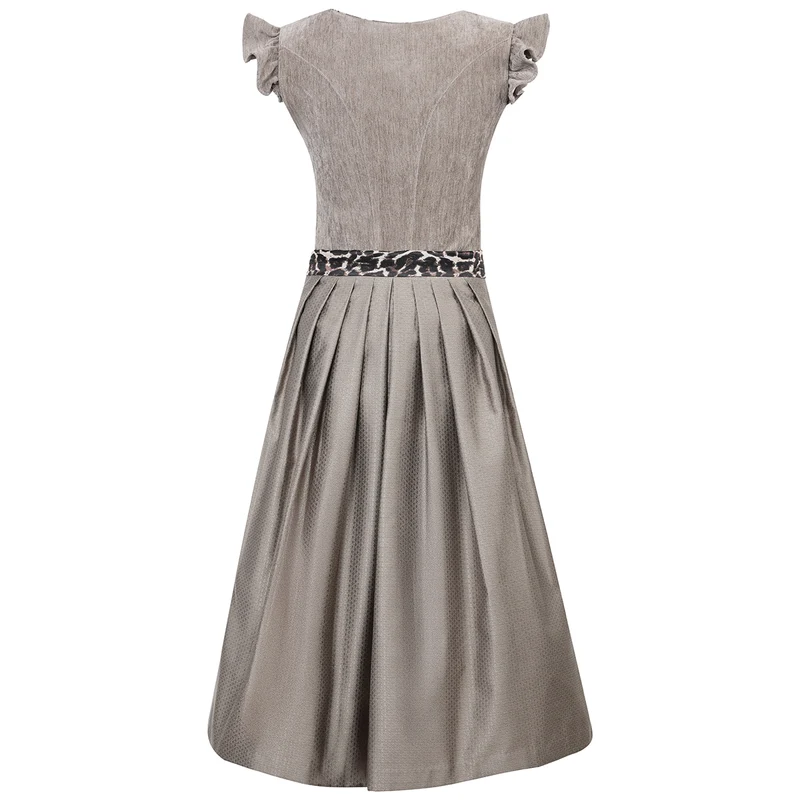 MarJo Dirndl Oberhofen Sand Leo Flügelarm Abnehmbar 70cm